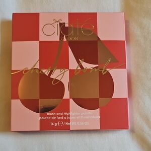 Ciaté London Cherry Bomb Blush and Highlighter Palette - Pink and Red